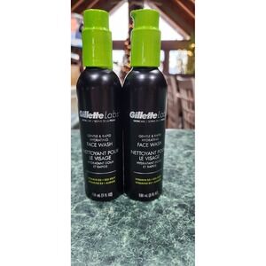 2 PK Gillette Labs Face Wash Gentle Rapid Hydrating Vitamin B3 Sea Kelp 5 OZ